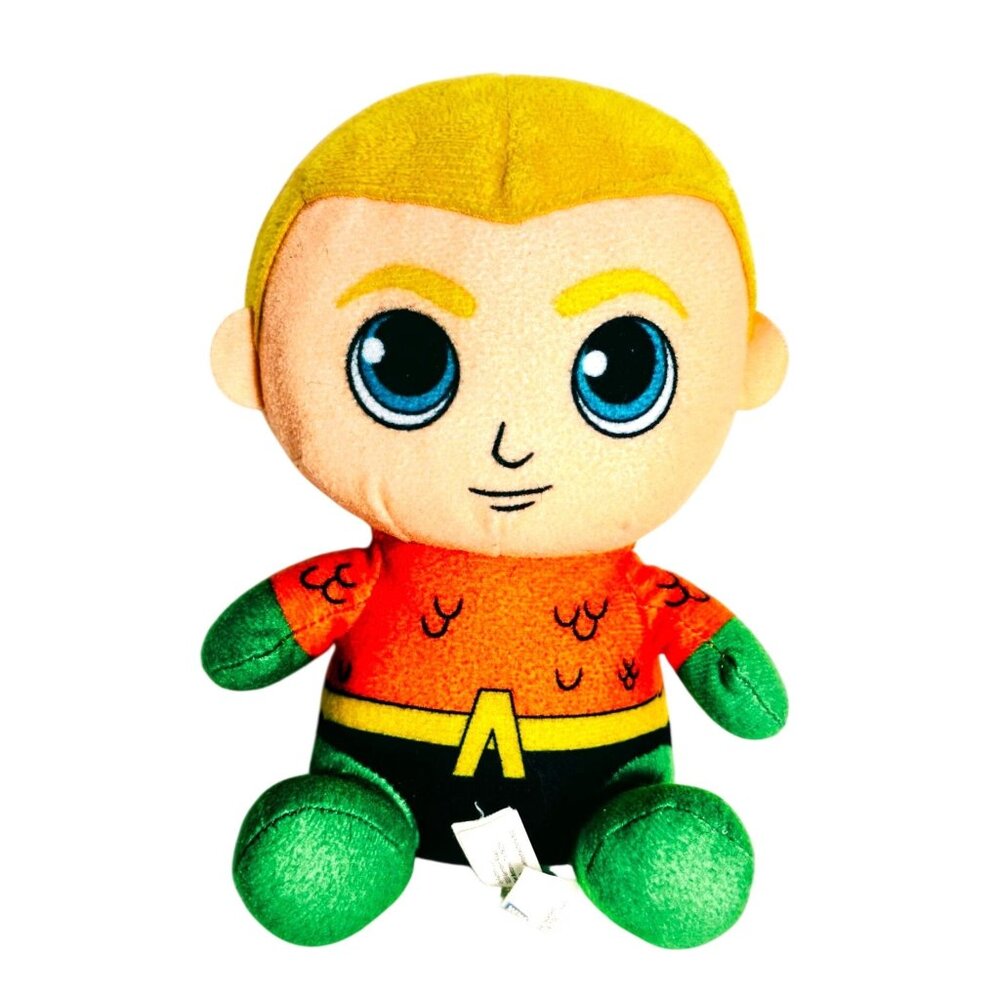 Justice League Aquaman Plush Toy 7" Toy Factory Soft Colorful Super Hero Collect